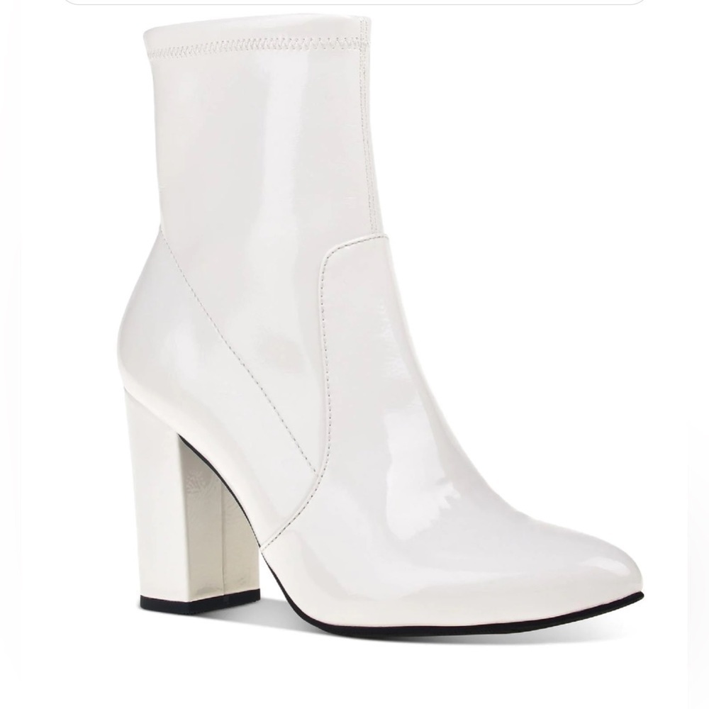 Becci Sock Booties. Note: little soiled inside one boot see pic